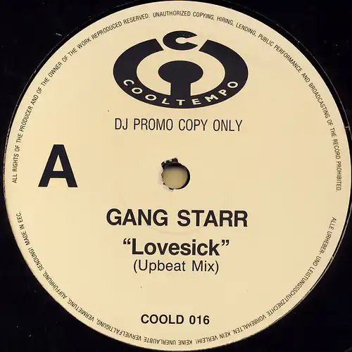 Gang Starr - Lovesick [12" Maxi]