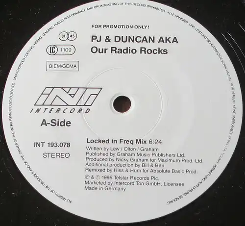 PJ & Duncan AKA - Our Radio Rocks [12" Maxi]