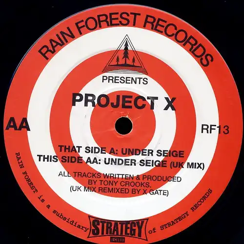 Project X - Under Seige [12" Maxi]