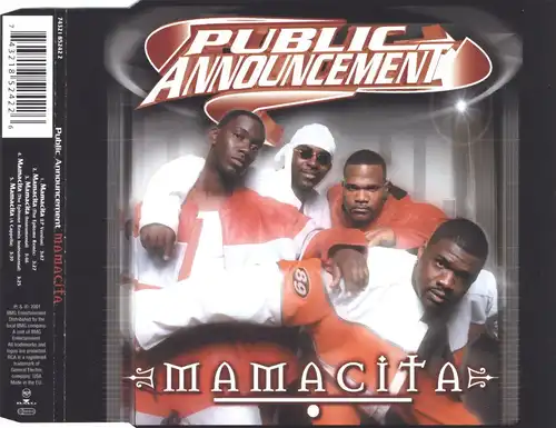 Public Announcement - Mamacita [CD-Single]