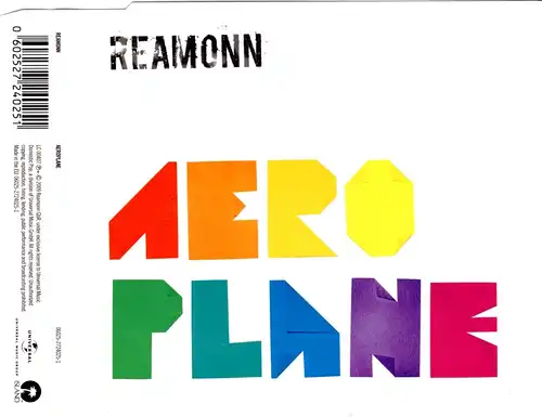 Reamonn - Aeroplane [CD-Single]