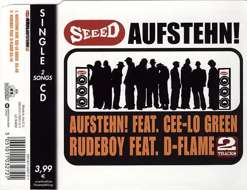 Seeed - Aufstehn [CD-Single]