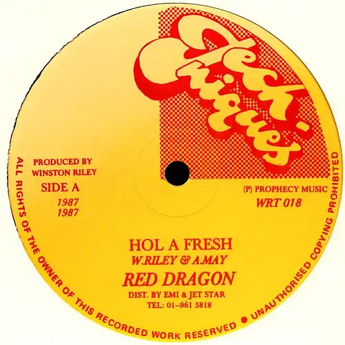 Red Dragon / Super Black - Hol A Fresh / Nowadays Girls [12" Maxi]