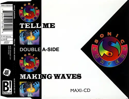 Sonic Surfers - Tell Me / Making Waves [CD-Single]