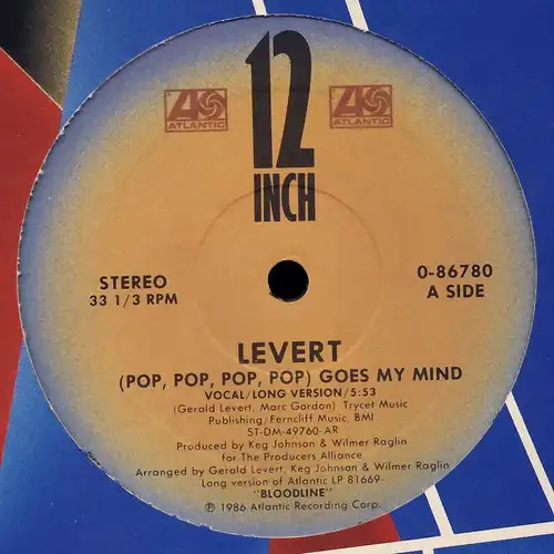 LeVert - (Pop, Pop, Pop, Pop) Goes My Mind [12" Maxi]