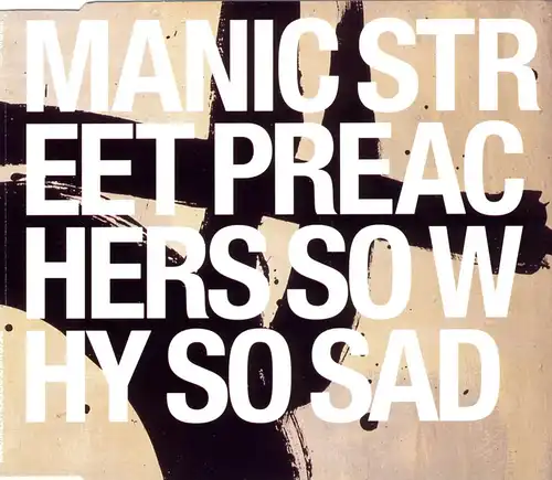 Manic Street Preachers - So Why So Sad [CD-Single]