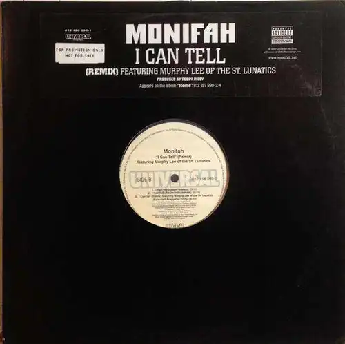 Monifah - I Can Tell Remix feat. Murphy Lee [12" Maxi]