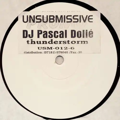 DJ Pascal Dollé - Thunderstorm [12" Maxi]