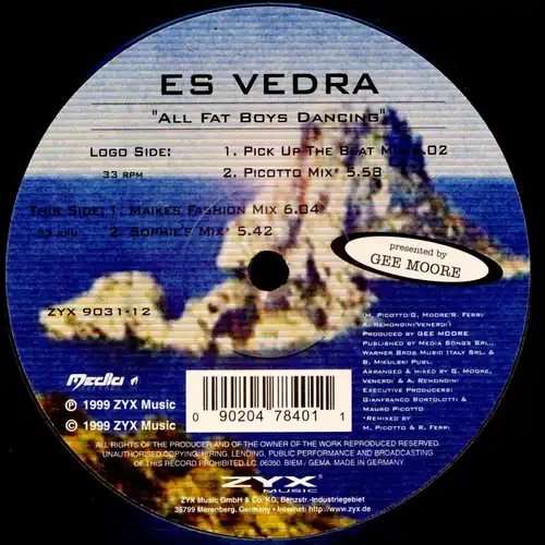 Es Vedra - All Fat Boys Dancing [12" Maxi]