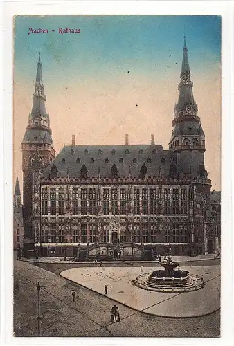 	alte Ansichtskarte Aachen gel.1914