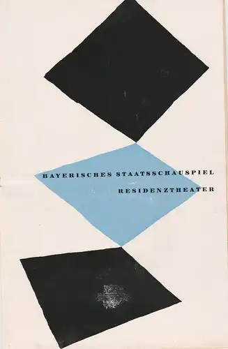 Bayerisches Staatsschauspiel, Kurt Horwitz, Walter Haug: Programmheft JULIUS CÄSAR. Trauerspiel von William Shakespeare 13. Mai 1955 Residenztheater Spielzeit 1954 / 55 Heft 5. 