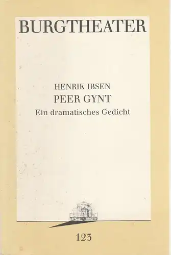 Burgtheater Wien, Hermann Beil, Jutta Ferbers: Programmheft Jacques Offenbach ORPHEUS IN DER UNTERWELT Premiere 15. Juni 1996 Spielzeit 1995 / 96 Programmbuch Nr. 160. 