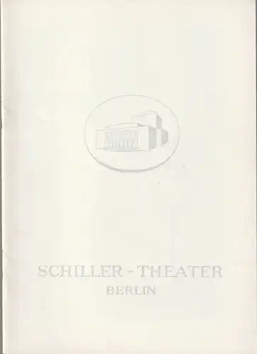 Schiller-Theater, Boleslaw Barlog, Albert Beßler: Programmheft Peter Weiss DIE VERFOLGUNG UND ERMORDUNG JEAN PAUL MARATS Spielzeit 1964 / 65 Heft 148. 