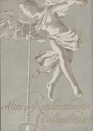 Bayerisches Staatsschauspiel, Helmut Henrichs, Eckart Stein: Programmheft William Shakespeare VIEL LÄRM UM NICHTS Premiere 22. Dezember 1960 Altes Residenztheater ( Cuvillies Theater ) Spielzeit  1960 / 61 Heft 2. 