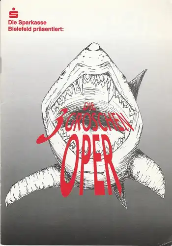 Theater  der Stadt Bielefeld, Heiner Bruns, Andrea Faschina: Programmheft Bertolt Brecht / Kurt Weill DIE DREIGROSCHENOPER Premiere 14. Februar 1998 Stadttheater Spielzeit 1997 / 98 Heft 13. 