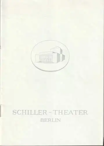 Schiller-Theater Berlin, Boleslaw Barlog, Albert Beßler: Programmheft William Shakespeare TIMON VON ATHEN Spielzeit 1963 / 64 Heft 146. 