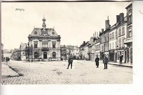 F 08130 ATTIGNY, Hotel de Ville, 1915, deutsche Feldpost