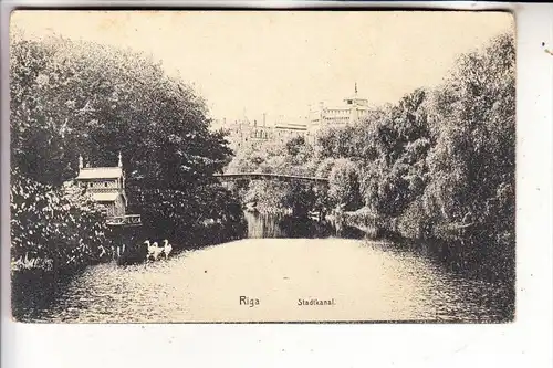 LETTLAND - RIGA, Stadtkanal, Verlag - Knackstedt