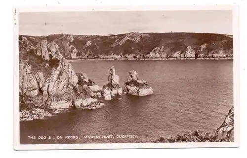 UK - CHANNEL ISLANDS - GUERNSEY, The Dog & Lion Rocks