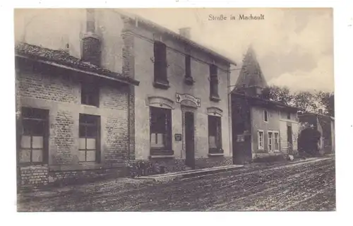 F 08310 MACHAULT, Strasse in Machault, IX AR Feldlazarett, 1916, deutsche Feldpost