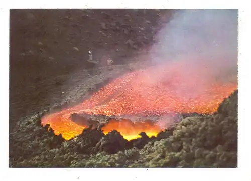 KATASTROPHEN - VULKANAUSBRUCH - ETNA / ÄTNA, Eruption 1971