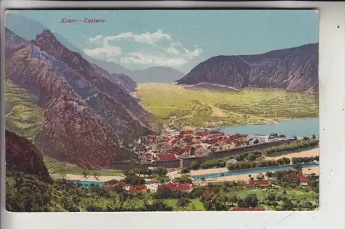 MONTENEGRO - KOTOR / CATTARO, Panorama, Photochromie-Karte