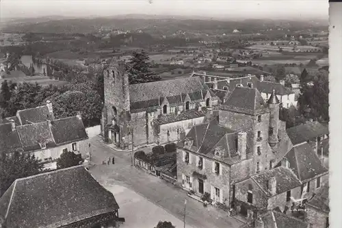 F 24250 DOMME, L'Eglise, Vue airienne, CPSM