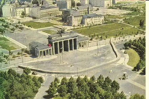 1000 BERLIN, Brandenburger Tor, Luftaufnahme, Verlag. Inter Nationes, Bonn