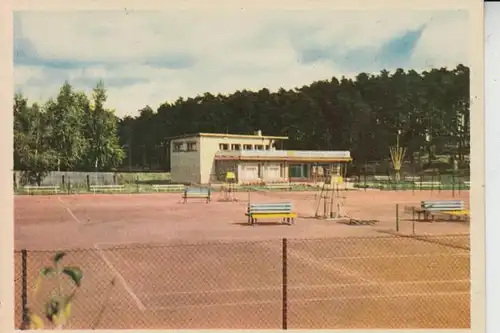 SPORT - TENNIS - Riga / Lettland,  Die neuen Tennisplätze im Mezapark 1962