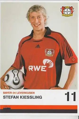 SPORT - FUSSBALL - BAYER LEVERKUSEN - STEFAN KIESSLING - Autogrammkarte