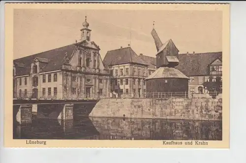 2120 LÜNEBURG, Kaufhaus und Krahn