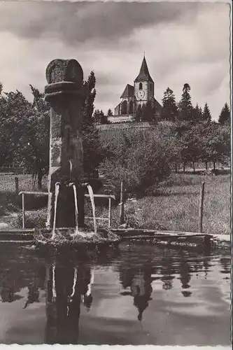 F 68150 RIBEAUVILLE - HUNAWIHR, de Fontaine et son Eglise fortifee