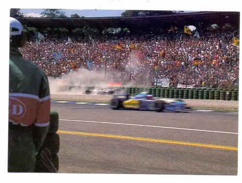 RACING - FORMULA 1, MICHAEL SCHUMACHER / DAMON HILL, 1995 Hockenheim