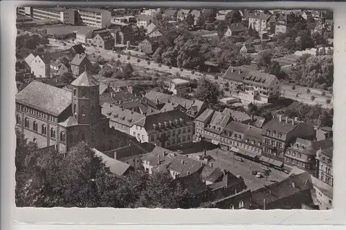 6650 HOMBURG, Marktplatz & Kirche, Luftaufnahme