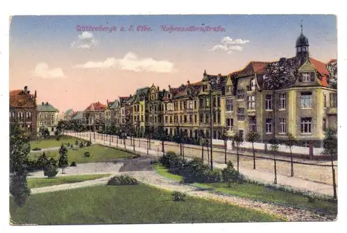 0-2900 WITTENBERGE, Hohenzollernstrasse, rücks. Kleberest