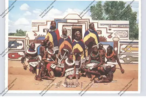 VÖLKERKUNDE / Ethnic - SOUTH AFRICA, Ndebele tribe members