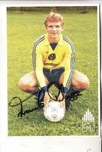 SPORT - FUSSBALL - EINTRACHT BRAUNSCHWEIG - FRANK PLAGGE, Autogramm