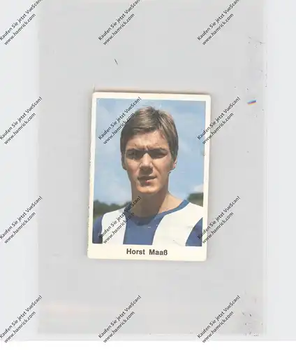 FUSSBALL - HERTHA BSC BERLIN, HORST MAASS