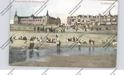 ZEELAND - VLISSINGEN, Grand Hotel, strandgezicht