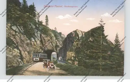 F 68140 SOULTZEREN / SULZERN, Schlucht - Tunnel, Strassenbahn / Tram