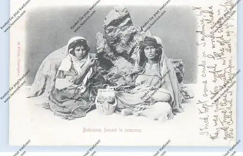 VÖLKERKUNDE / Ethnic - TUNESIE, Bedouinen, Couscous, 1901