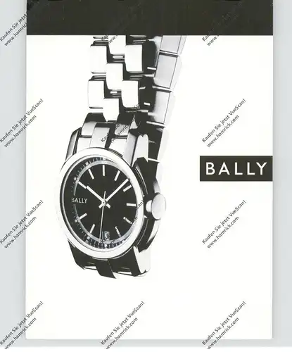 WERBUNG / Advertising - BALLY WATCHES