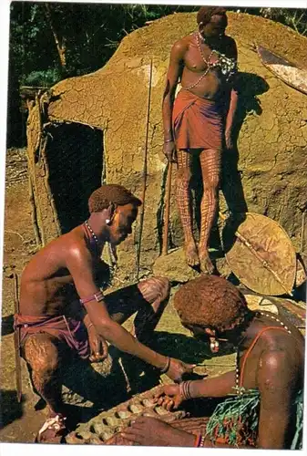 VÖLKERKUNDE / ETHNIC - Kenya, Masai Manyatta