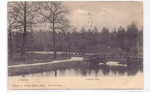 NL - DRENTHE - ASSEN, Nieuwe Vijver, 1907