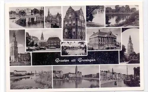 NL - GRONINGEN STAD, multi view, 1957