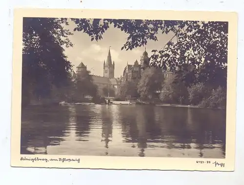 OSTPREUSSEN - KÖNIGSBERG / KALININGRAD, am Schloßteich