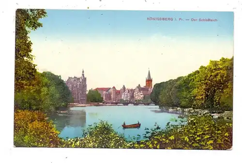 OSTPREUSSEN - KÖNIGSBERG / KALININGRAD, Der Schloßteich, Druckstelle