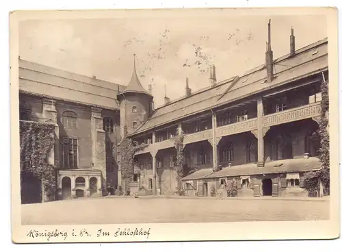 OSTPREUSSEN - KÖNIGSBERG / KALININGRAD, Schloßhof, 1933