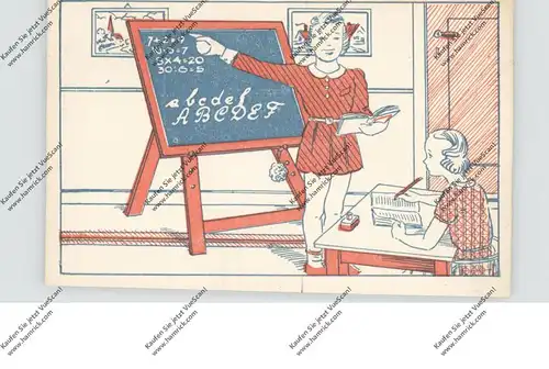 SCHULE / School, Schulklasse, Tafel