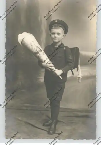 SCHULE / School, Einschulung, 1.Schultag, Schultüte, Photo-AK, 1927